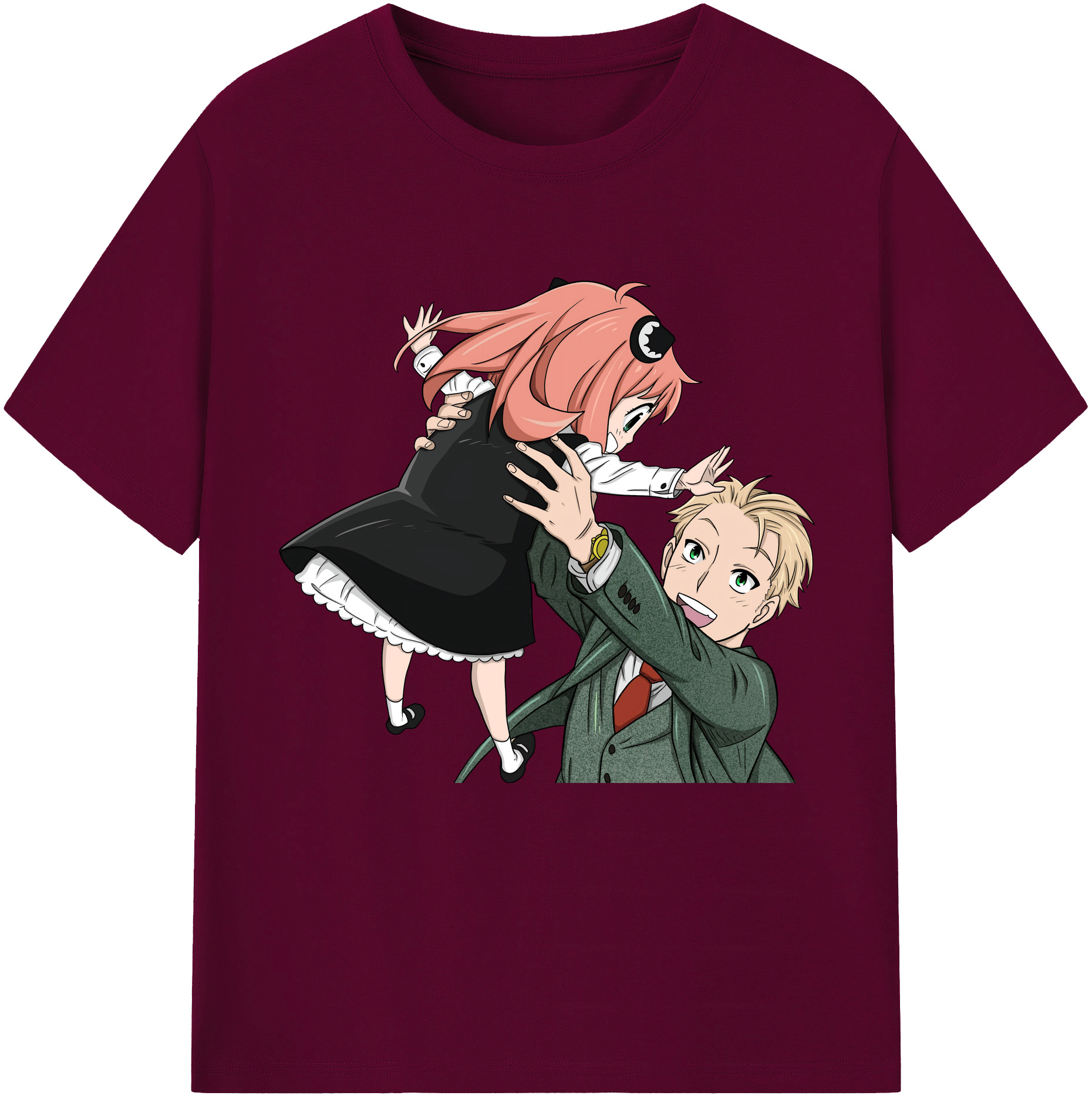 （画像用） SPY×FAMILY间谍家家酒 レディースカジュアルプリントTシャツ（綿100％）